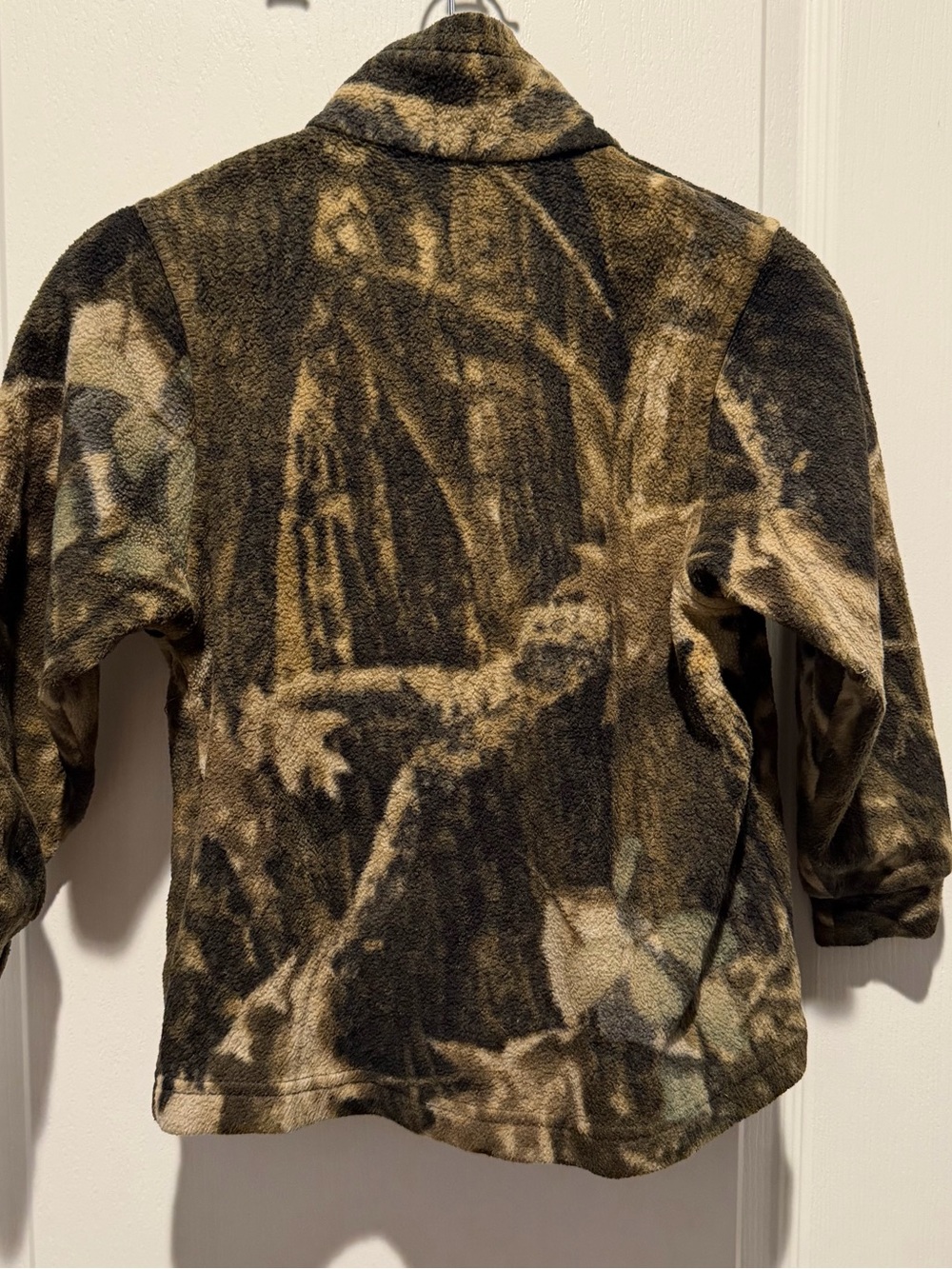 Columbia Kids Camouflage Fleece Jacket - Brown & Black - Picture 2 of 4